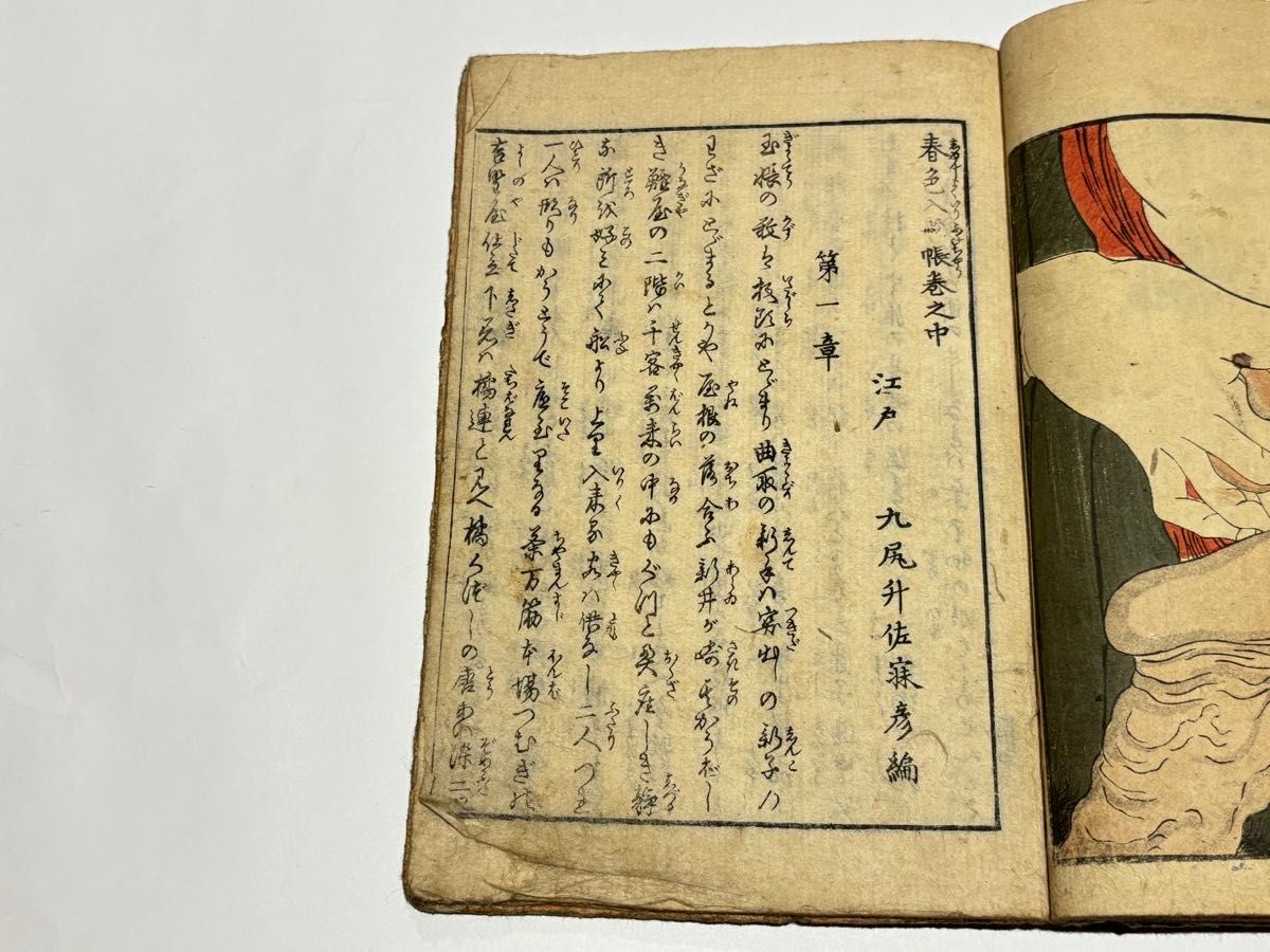 春色入船帳」歌川国芳画 揃3冊|艶本 春画 浮世絵 和本 猫 江戸時代 木