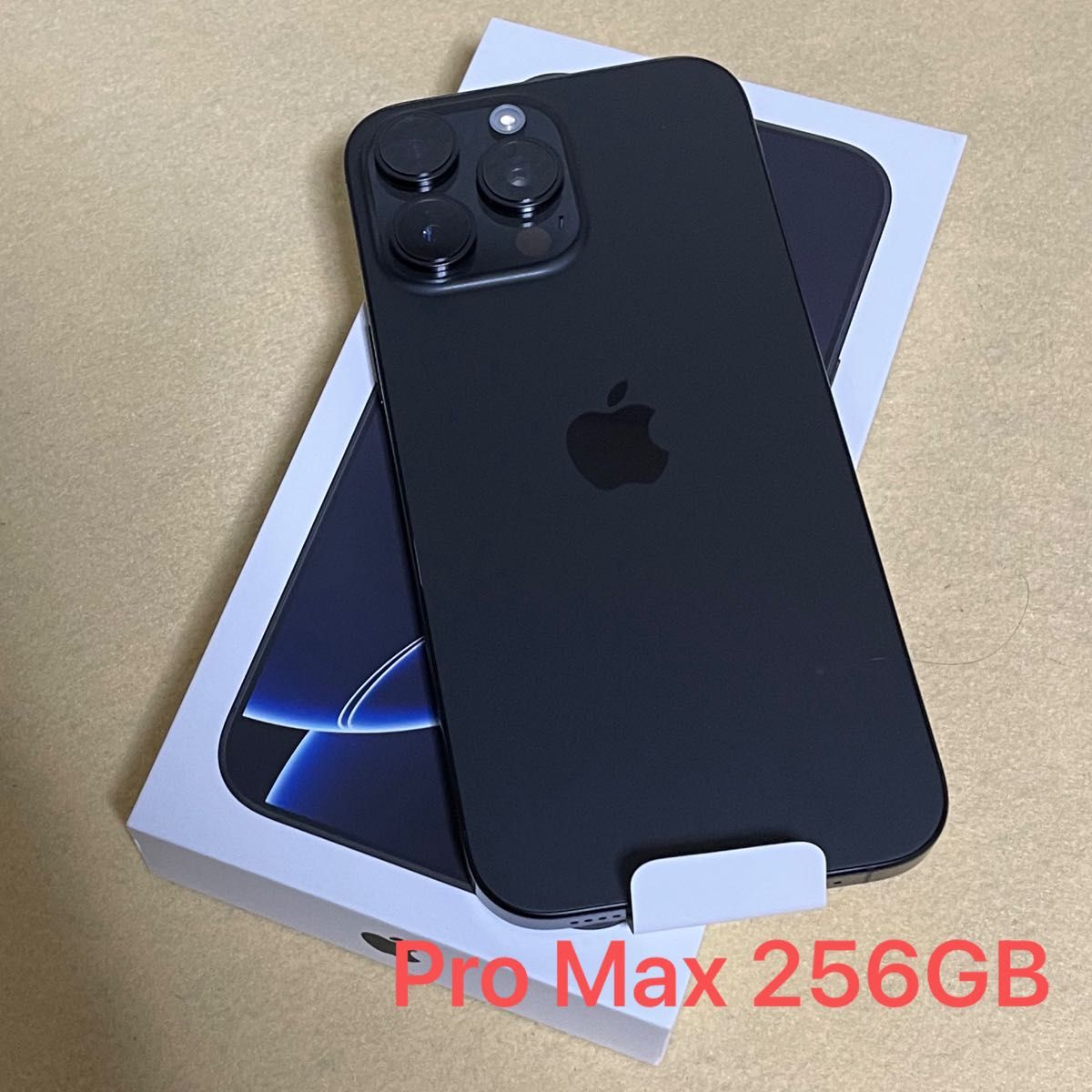 新品/未使用】iPhone 16 Pro Max 256GB ブラック 一括購入/Apple版SIM