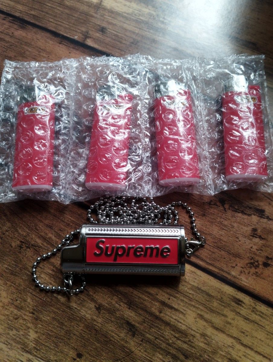 Supreme ライターケース Metal Lighter Holster 5 bicミニライター×4個
