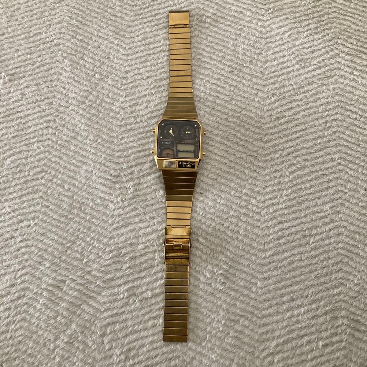 CITIZEN アナデジテンプ 腕時計ゴールド ※電池切れ ジャンク品