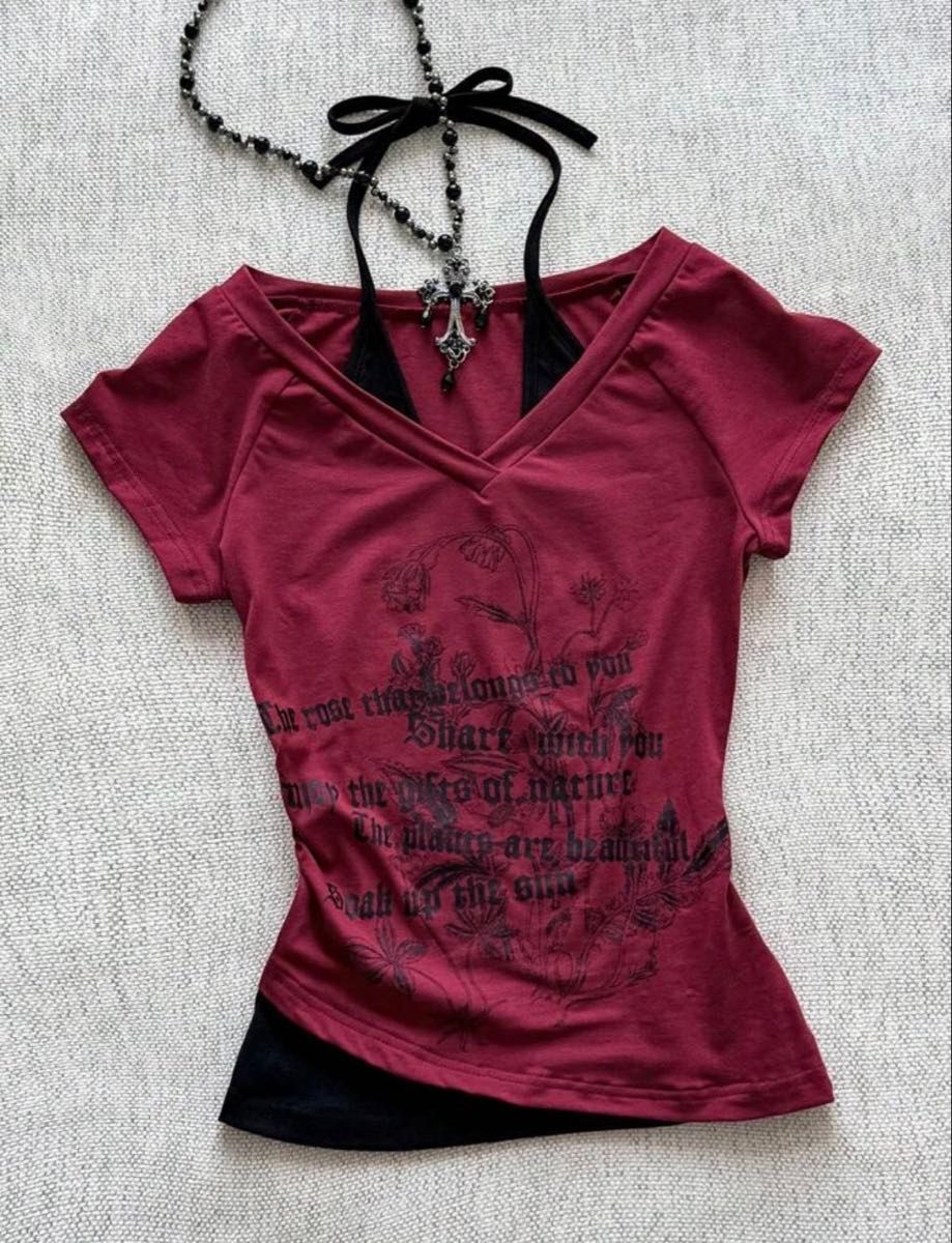 Y2K グランジ パンク ピチT フェアリーグランジ ダークコケット 平成