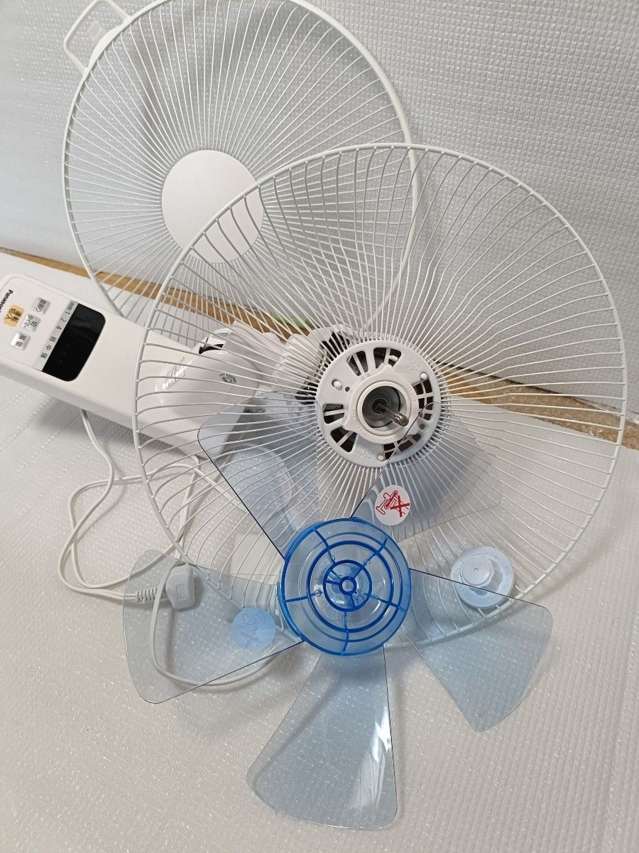 Panasonic パナソニック壁掛け扇風機 F-GA303-A 美品 リモコン清掃動作
