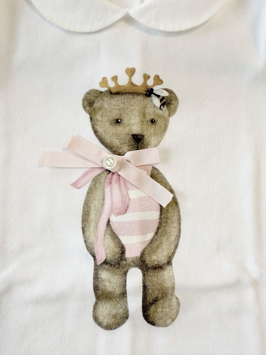 GUCCI グッチ ベビー ロンパース クマ柄 9/12M（70－80cm