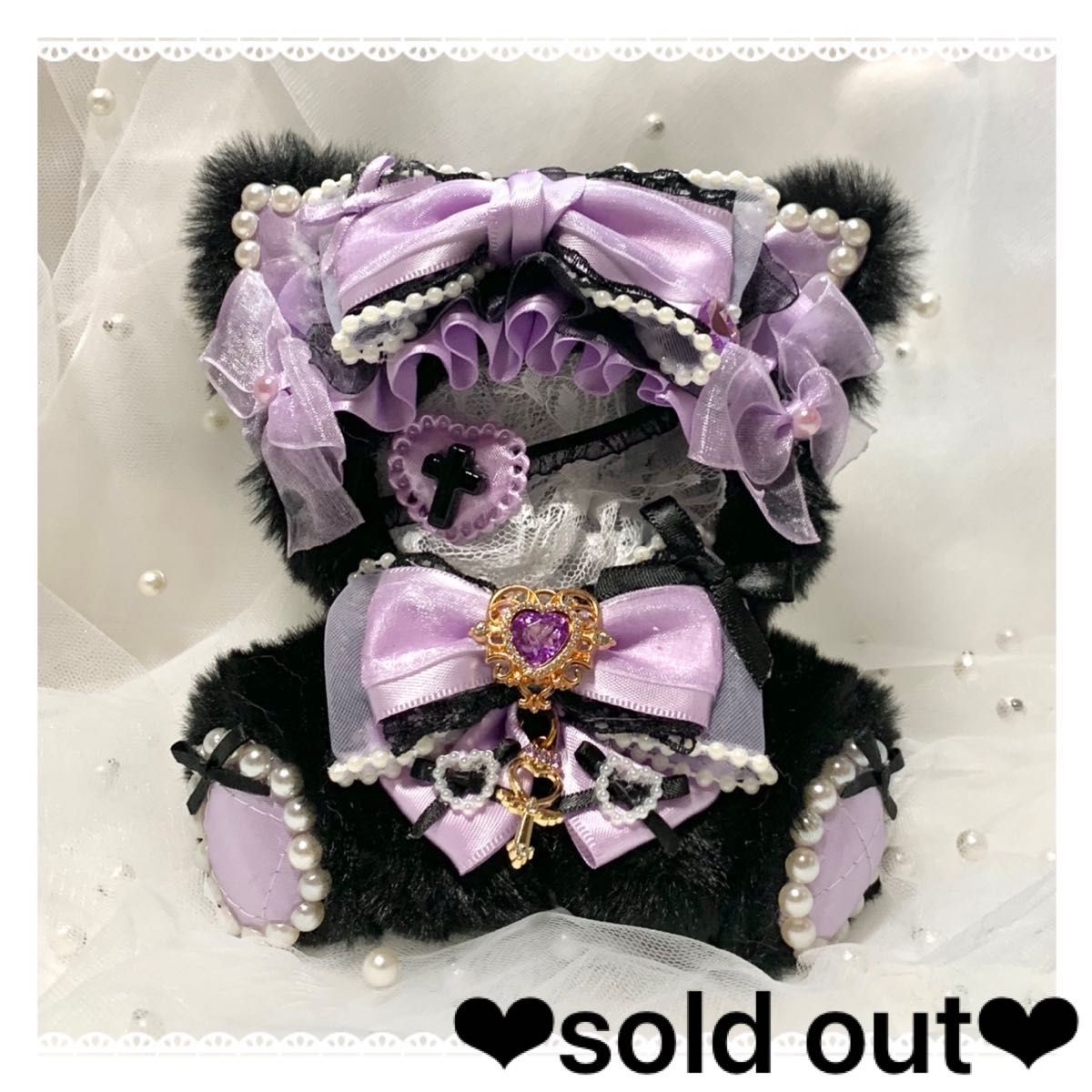 おすわりぬい服 ぬい服 着ぐるみ ちびぐるみ 黒×紫｛O19｝｜Yahoo