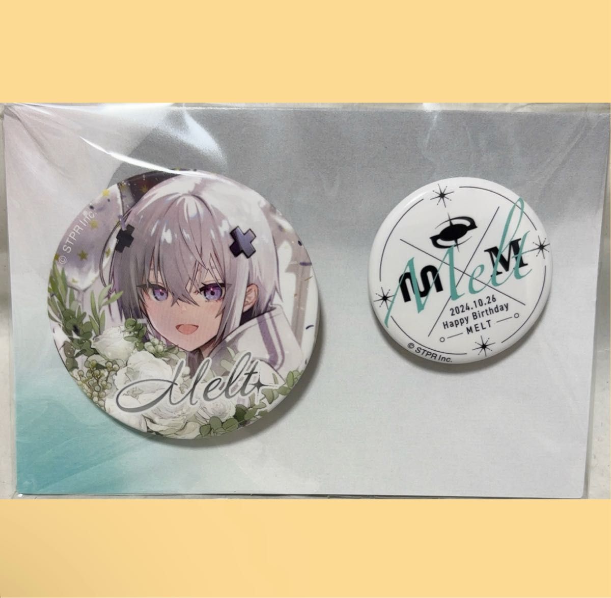 めておら バースデーグッズ 2024 缶バッジ セット メルト・ダ・テンシ