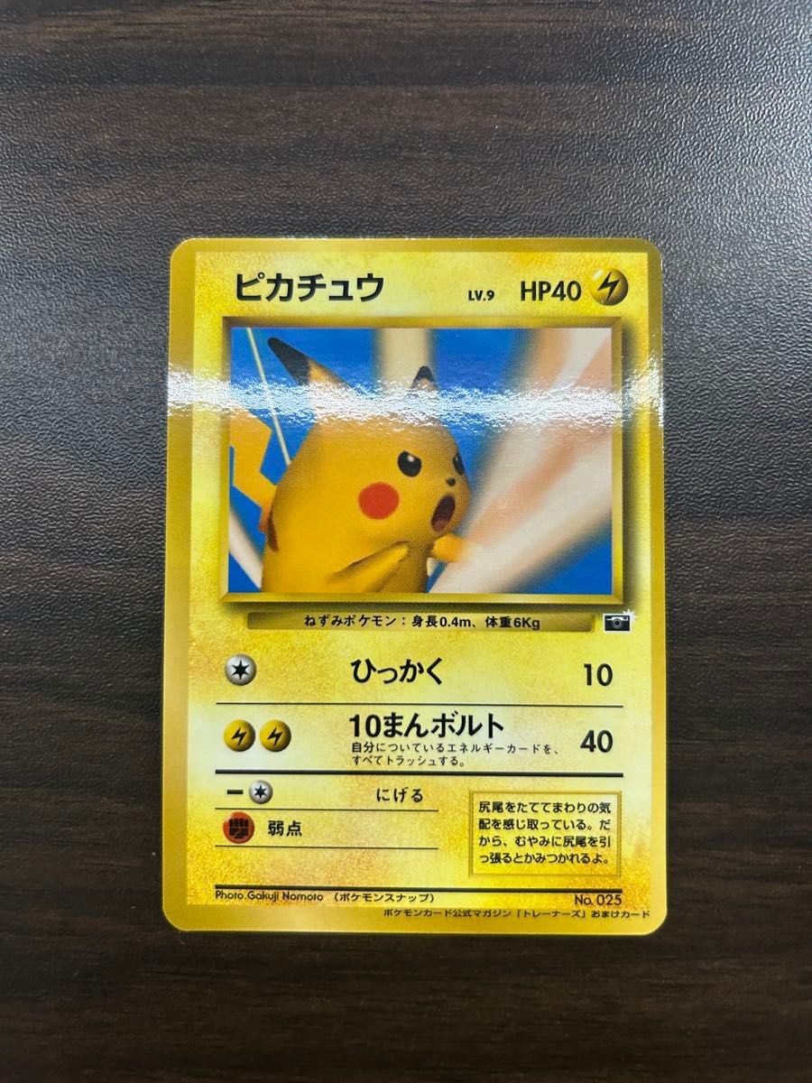 旧裏】ピカチュウ プロモカード ポケモンスナップ ポケモンカード公式