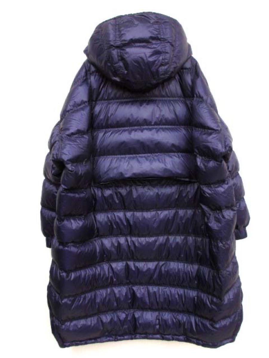 美品 モンクレール 希少 HAEFELI ワイドシルエット ダウンポンチョ 1