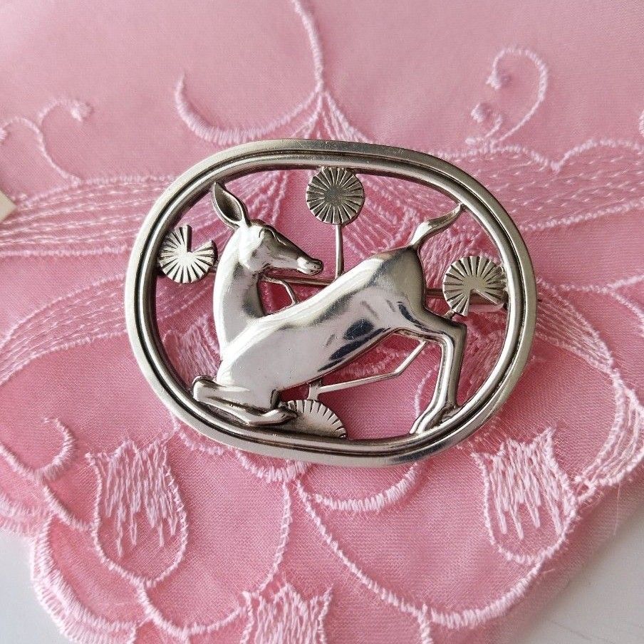 ジョージジェンセン 鹿ブローチ ジョージジェンセン]鹿 ブローチ #256