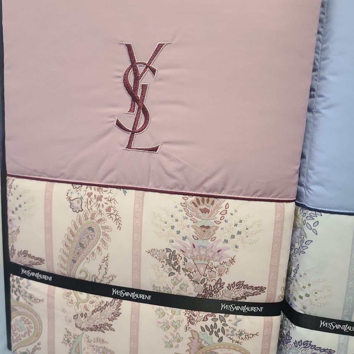 未使用 イヴサンローラン 寝具 ダウンケット 羽毛布団 布団 ペア