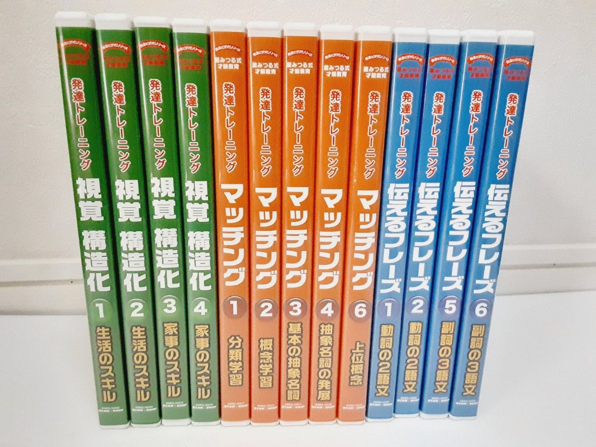 国内正規品 DVD 星みつる式 家庭療育 発達トレーニングDVD 13本セット