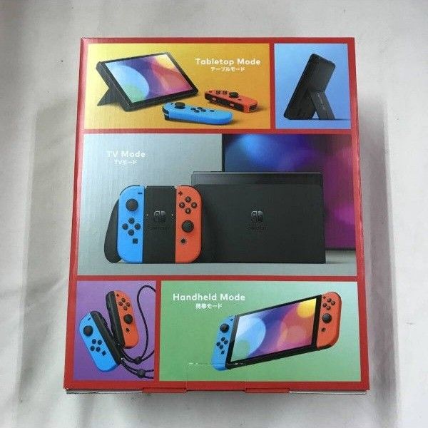 未使用品 Nintendo Switch ネオンレッド ネオンブルー 有機ELモデル 即