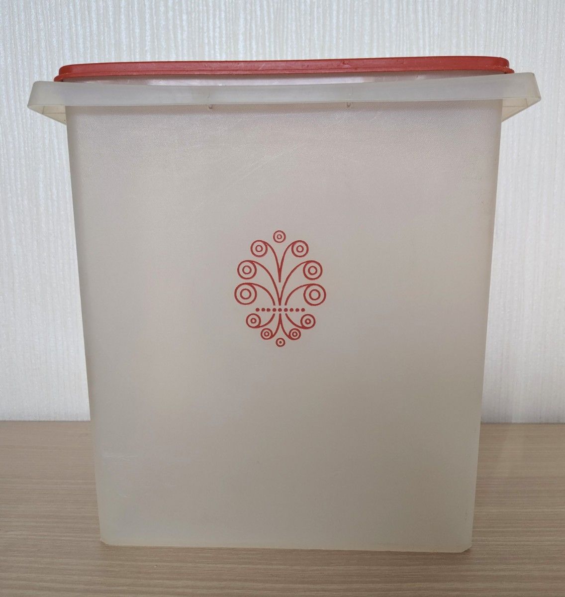 タッパーウェア 米びつ ライスキーパー 10kg クリア 昭和レトロ 保存