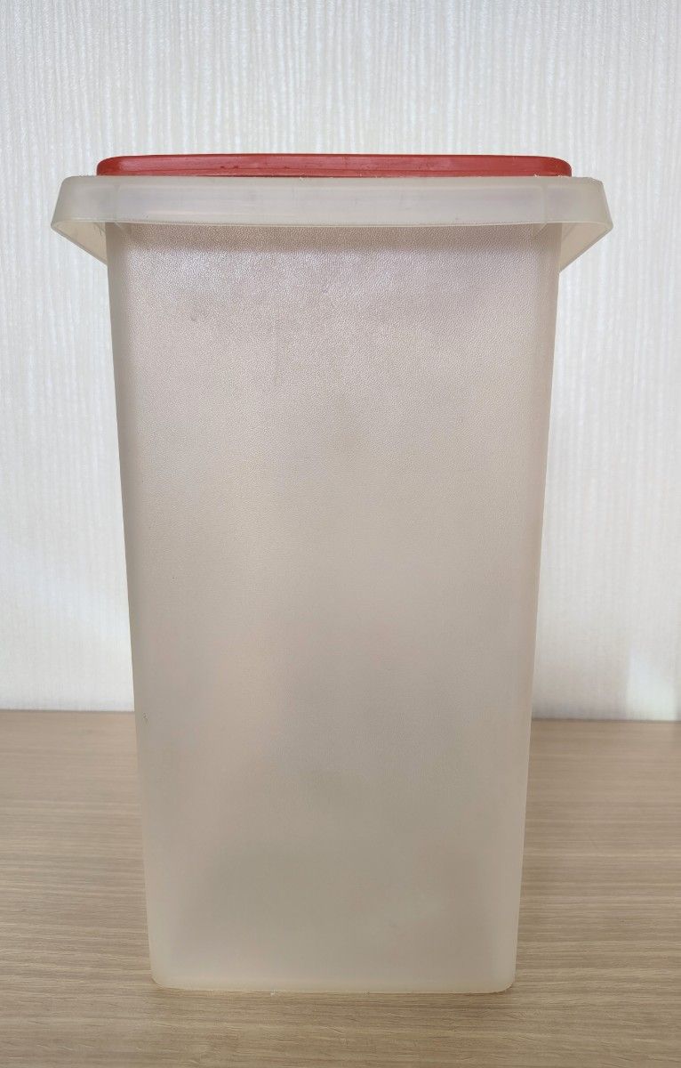 タッパーウェア 米びつ ライスキーパー 10kg クリア 昭和レトロ 保存