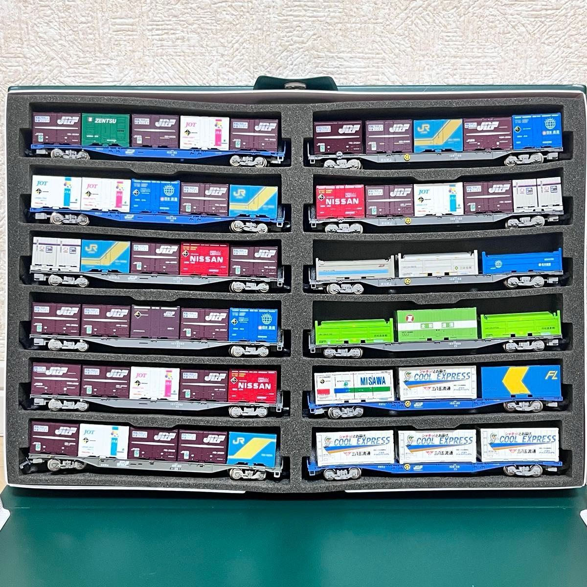 Nゲージ TOMIX コンテナ貨車 12両 コキ105・106・107 ＆ KATO・TOMIX