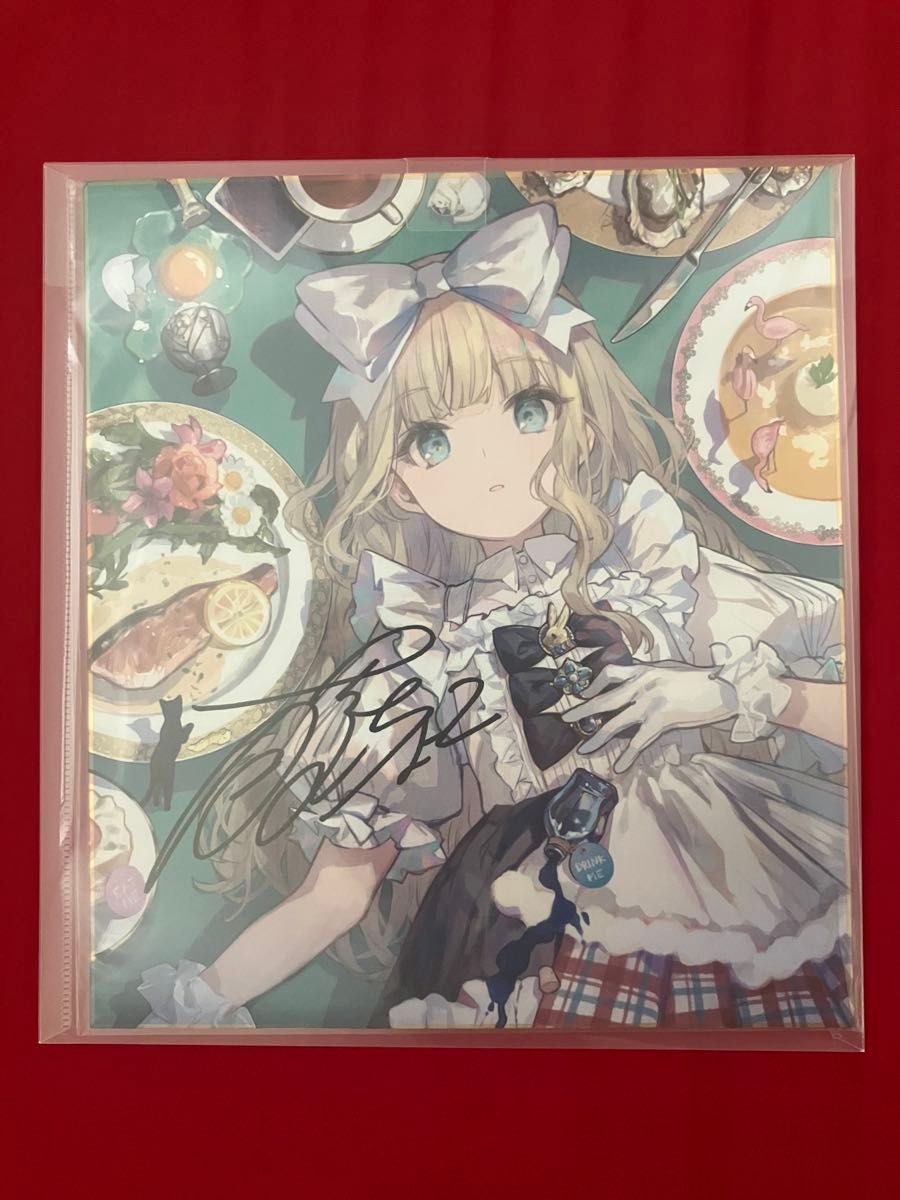 藤ちょこ 直筆サイン入り色紙 秋葉原 ドンキ CreatorFes ワンスト ②