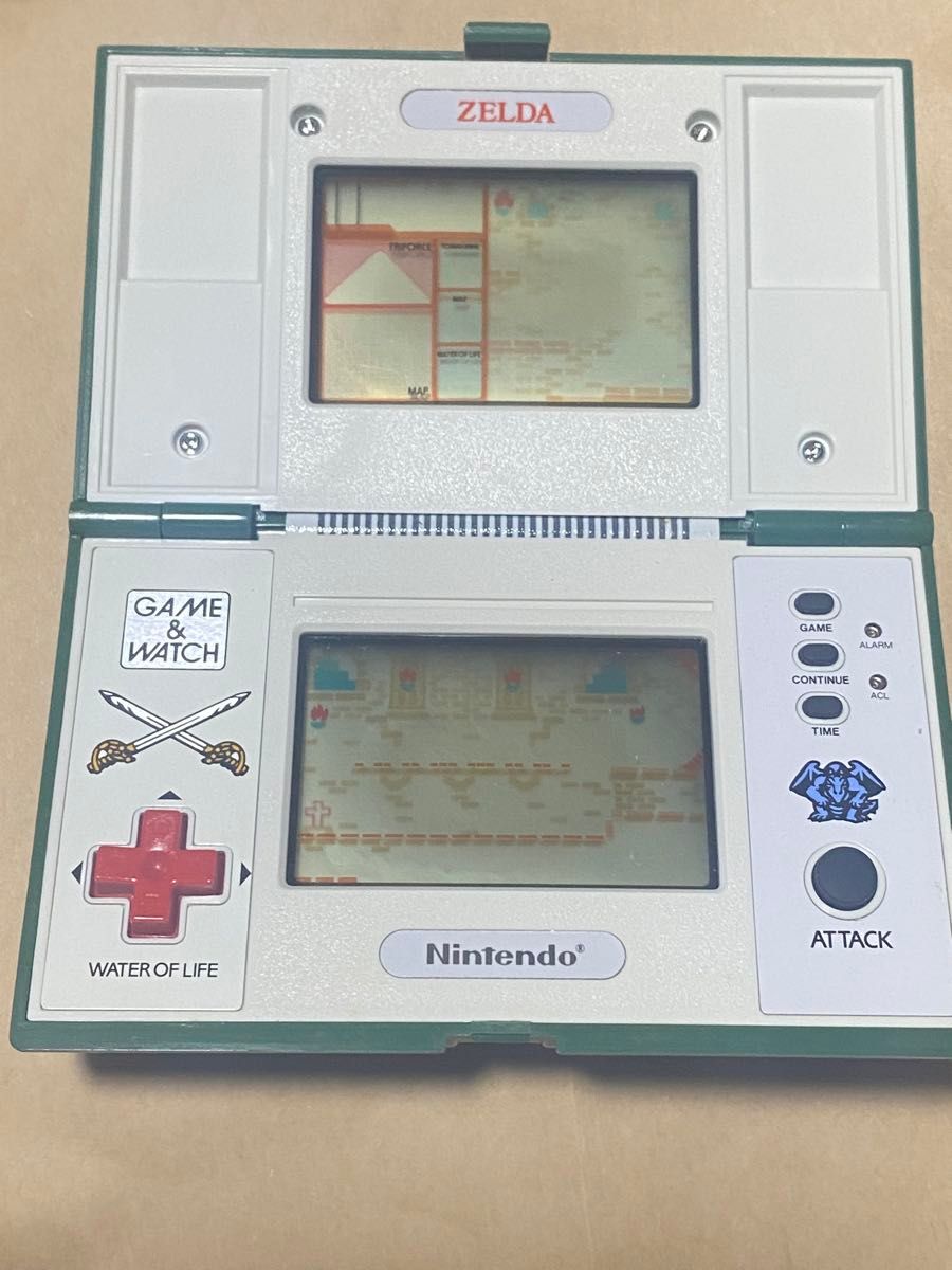 ゲームウォッチ 北米版 ZELDA(ゼルダ)マルチスクリーン ゼルダの伝説