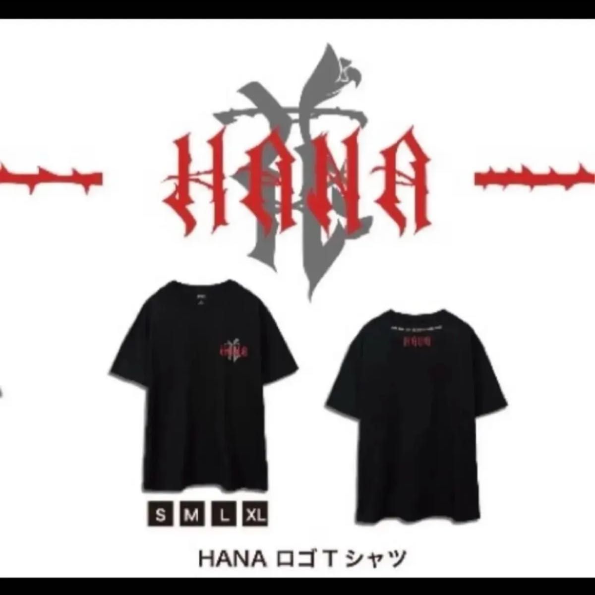 HANA ハナロゴフェイスタオル&ロゴTシャツ Lサイズ &ロゴキーホルダー