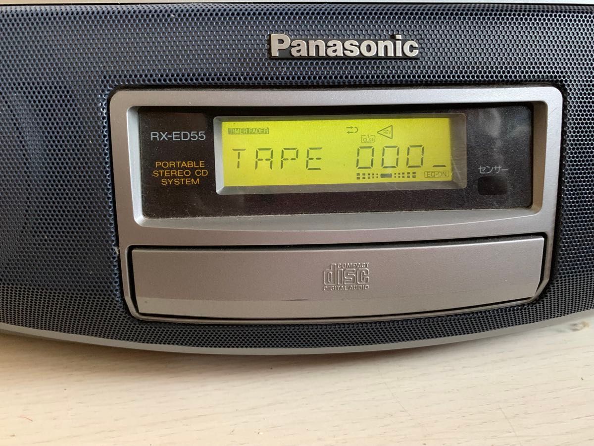 Panasonic CDラジカセ RX-ED55 シルバー｜Yahoo!フリマ（旧PayPayフリマ）