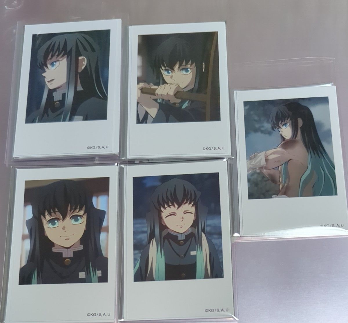 鬼滅の刃 チェキ風ブロマイド 柱稽古編 ノーマル5枚セット 時透無一郎