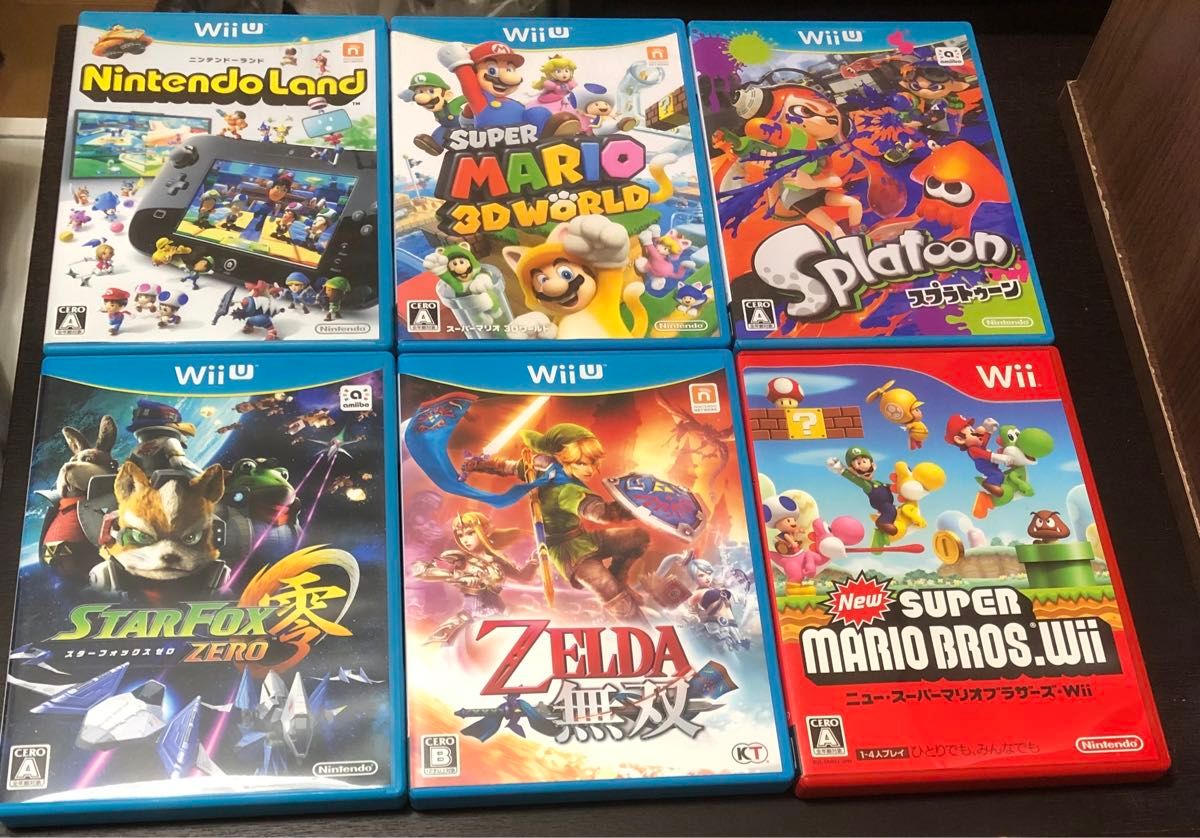 WiiU Wiiソフト6本セット まとめ売り｜Yahoo!フリマ（旧PayPayフリマ）