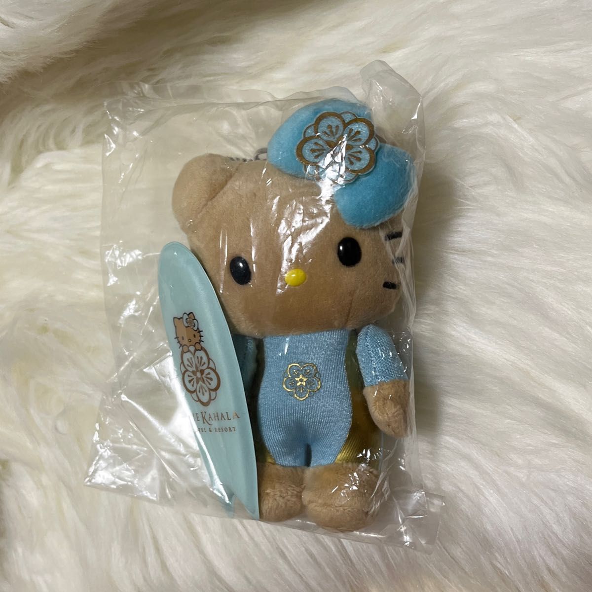 ハワイ限定 日焼け キティちゃん キーチェーン カハラホテル ロゴ入り