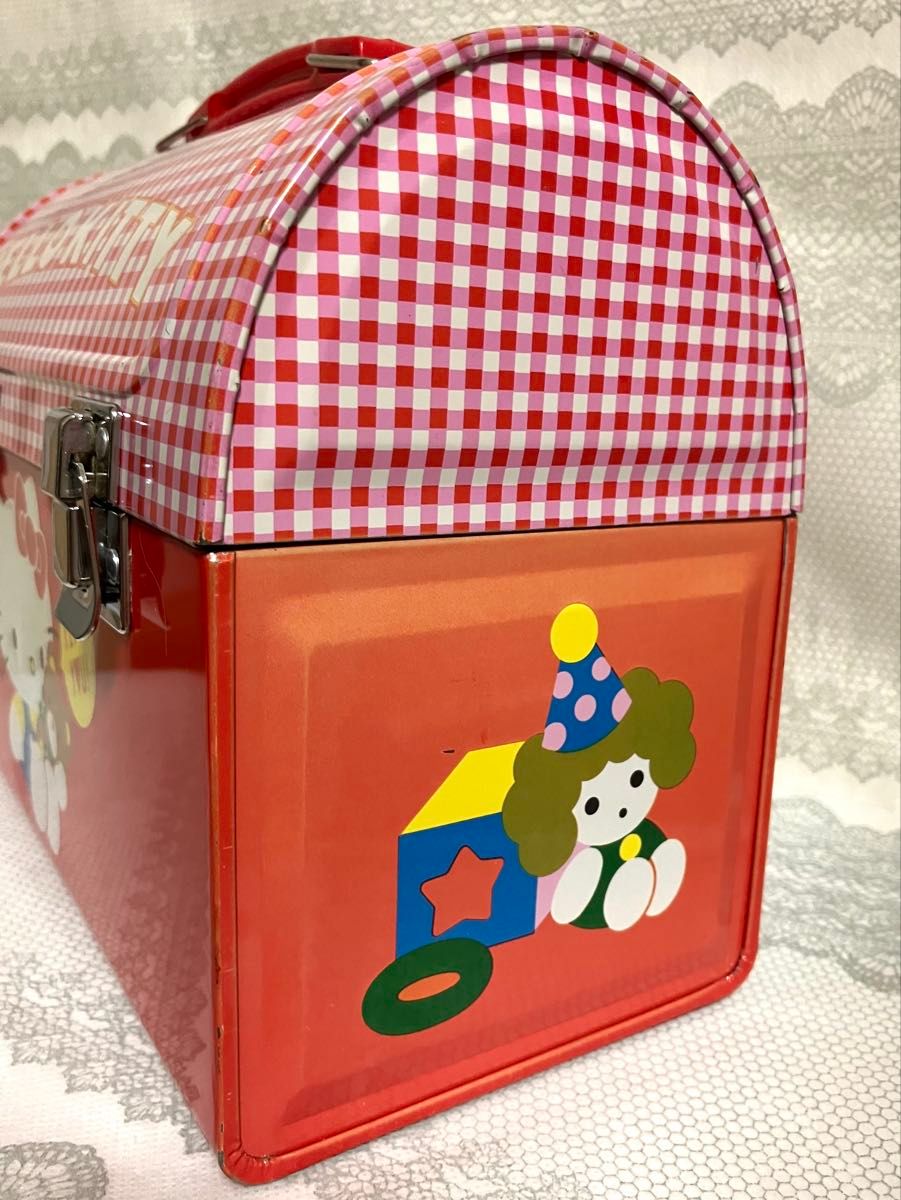 昭和キティちゃん トランクバッグ 缶BOX 1983年 当時物 SANRIO