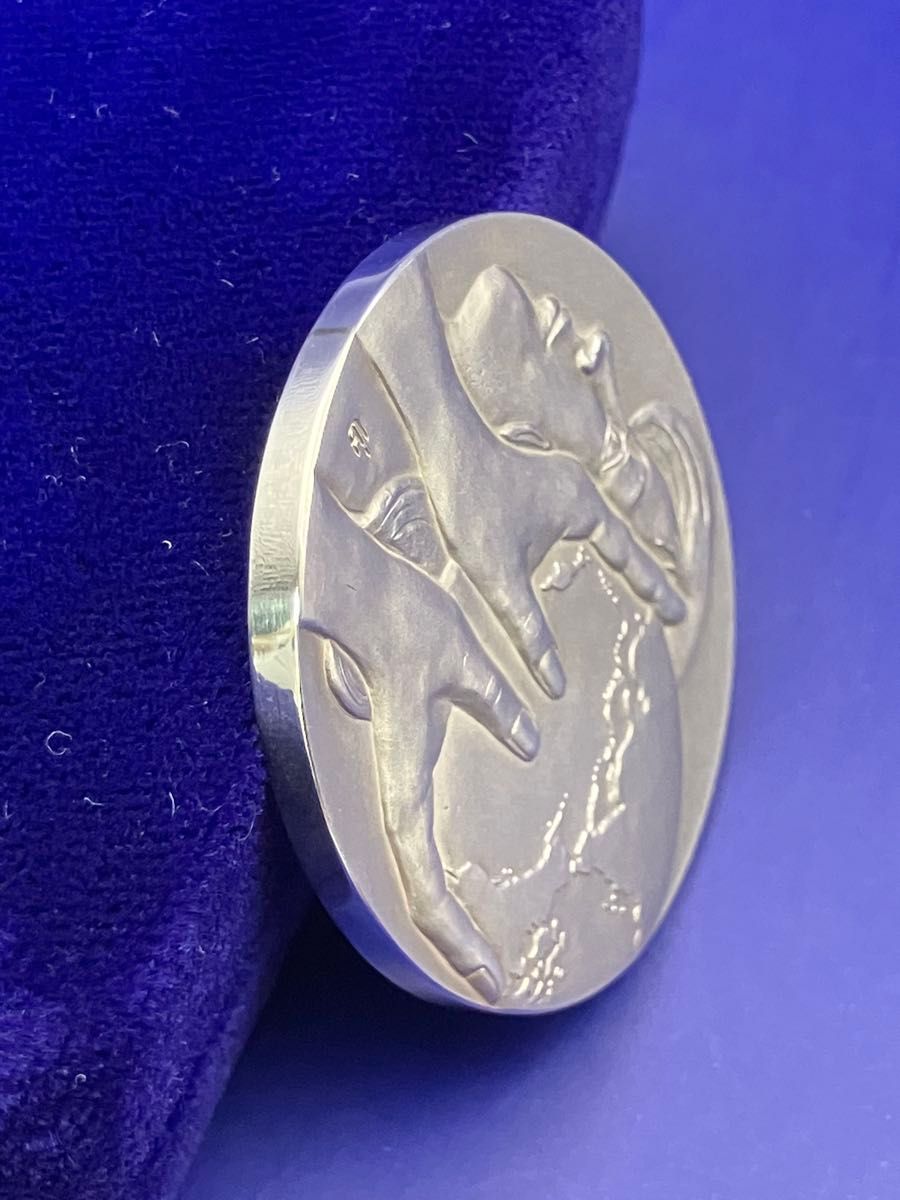 純銀メダル「'85つくば博(国際科学技術博覧会」(36 0g)公式記念メダル