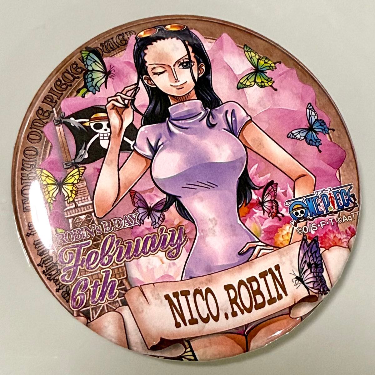 東京ワンピースタワー バースデー缶バッジ 2016 ニコ・ロビン｜Yahoo