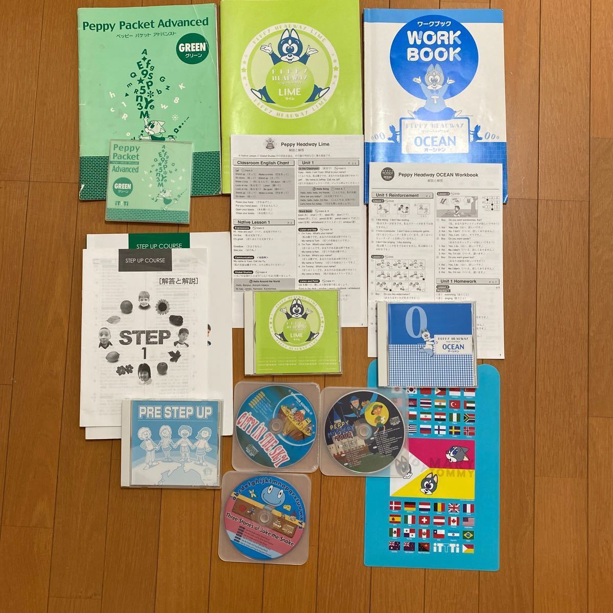 英語教材 英会話教室ペッピーキッズクラブ モラモラセット｜Yahoo