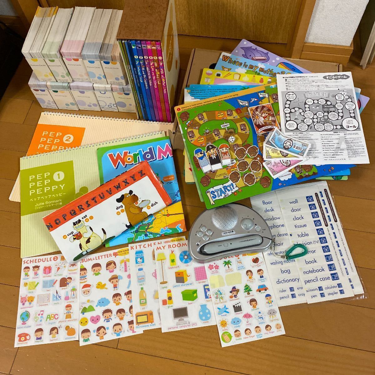 英語教材 英会話教室ペッピーキッズクラブ モラモラセット｜Yahoo