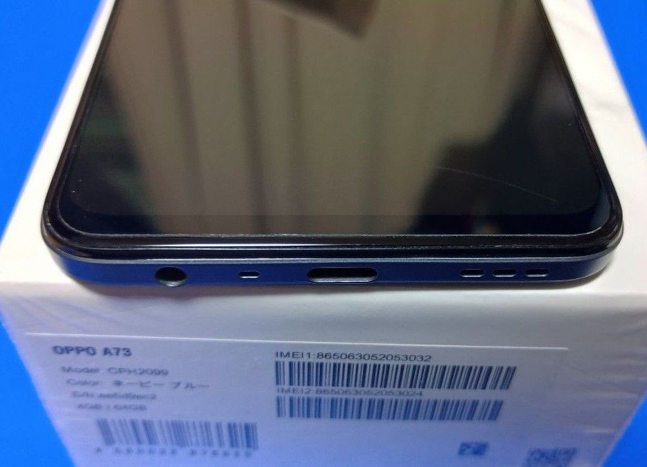 oppo a73 ネービーブルー 楽天版 SIMフリー｜Yahoo!フリマ（旧PayPay