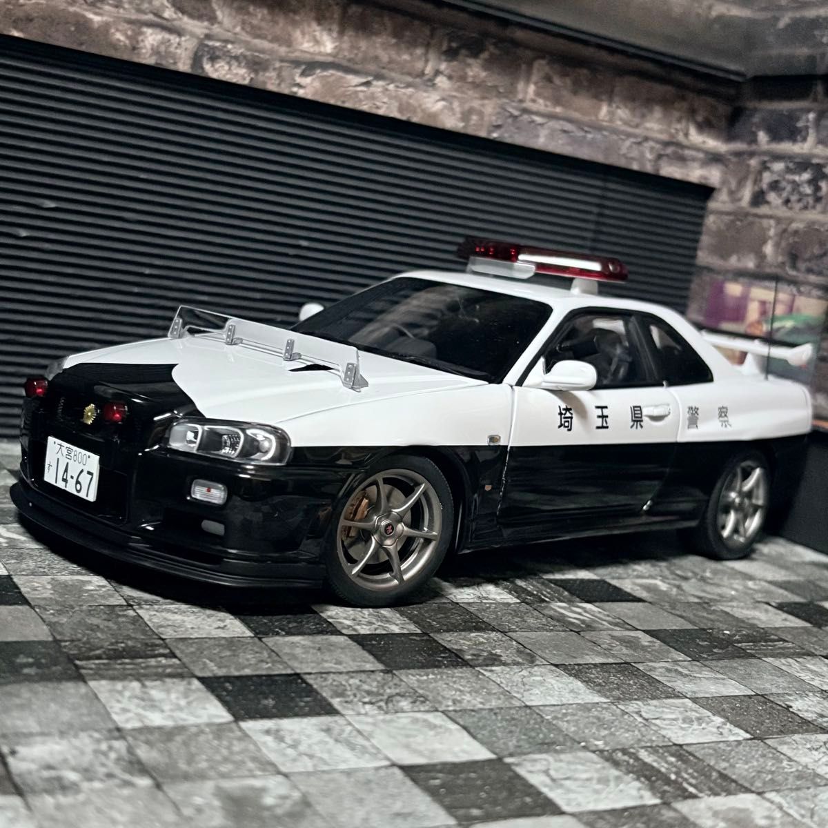 6000台限定 1/18 AUTOart 日産 スカイライン GT-R (R34) V-SPECⅡ 埼玉