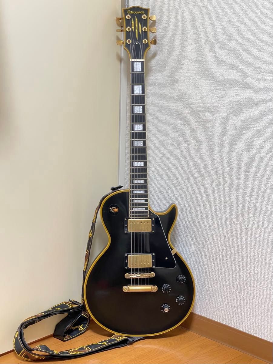 希少 日本 2007年製 Edwards E-LP-98LTC Black Beauty エレキギター