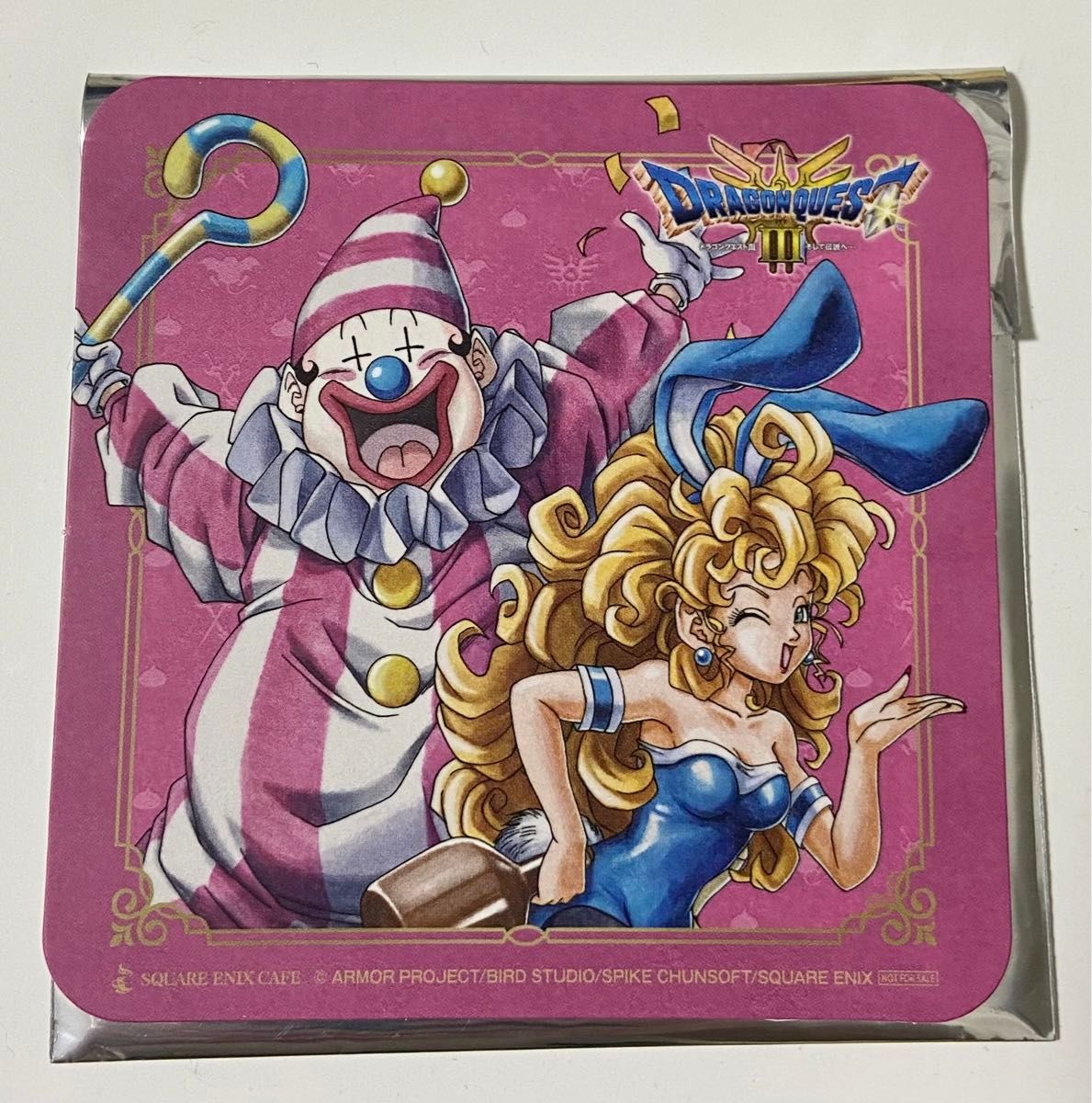 ドラクエ3 スクエニカフェ 遊び人 限定コースター ドラゴンクエスト