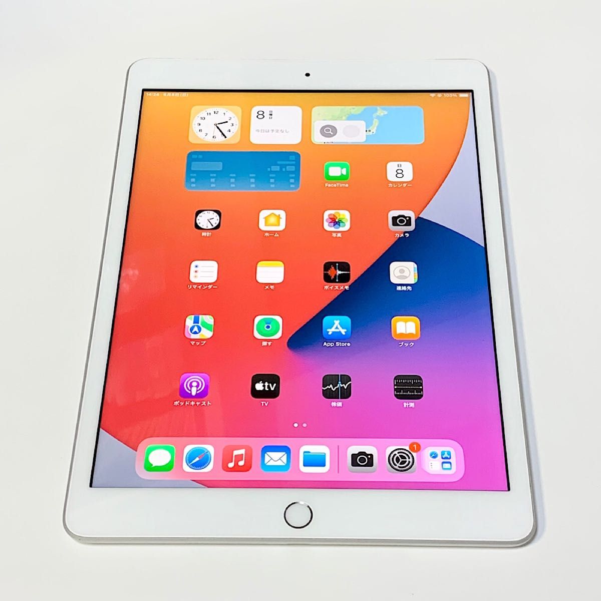 バッテリー100% iPad 第7世代 10 2インチ 32GB シルバー SIM Free 超美