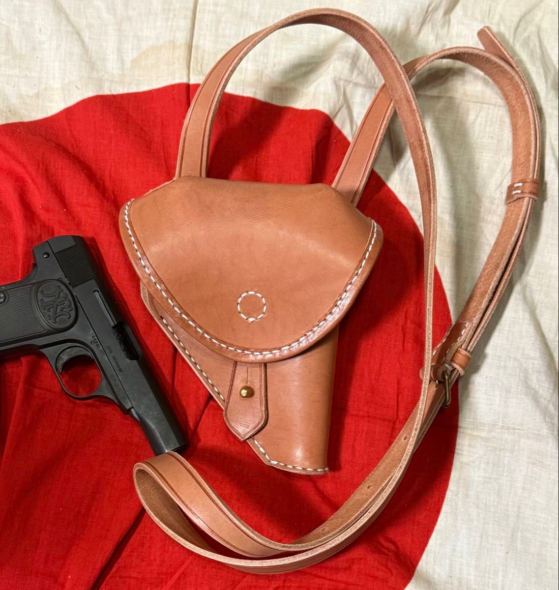 大日本帝国陸軍 将校用 ブローニング M1910用 ホルスター（複製品