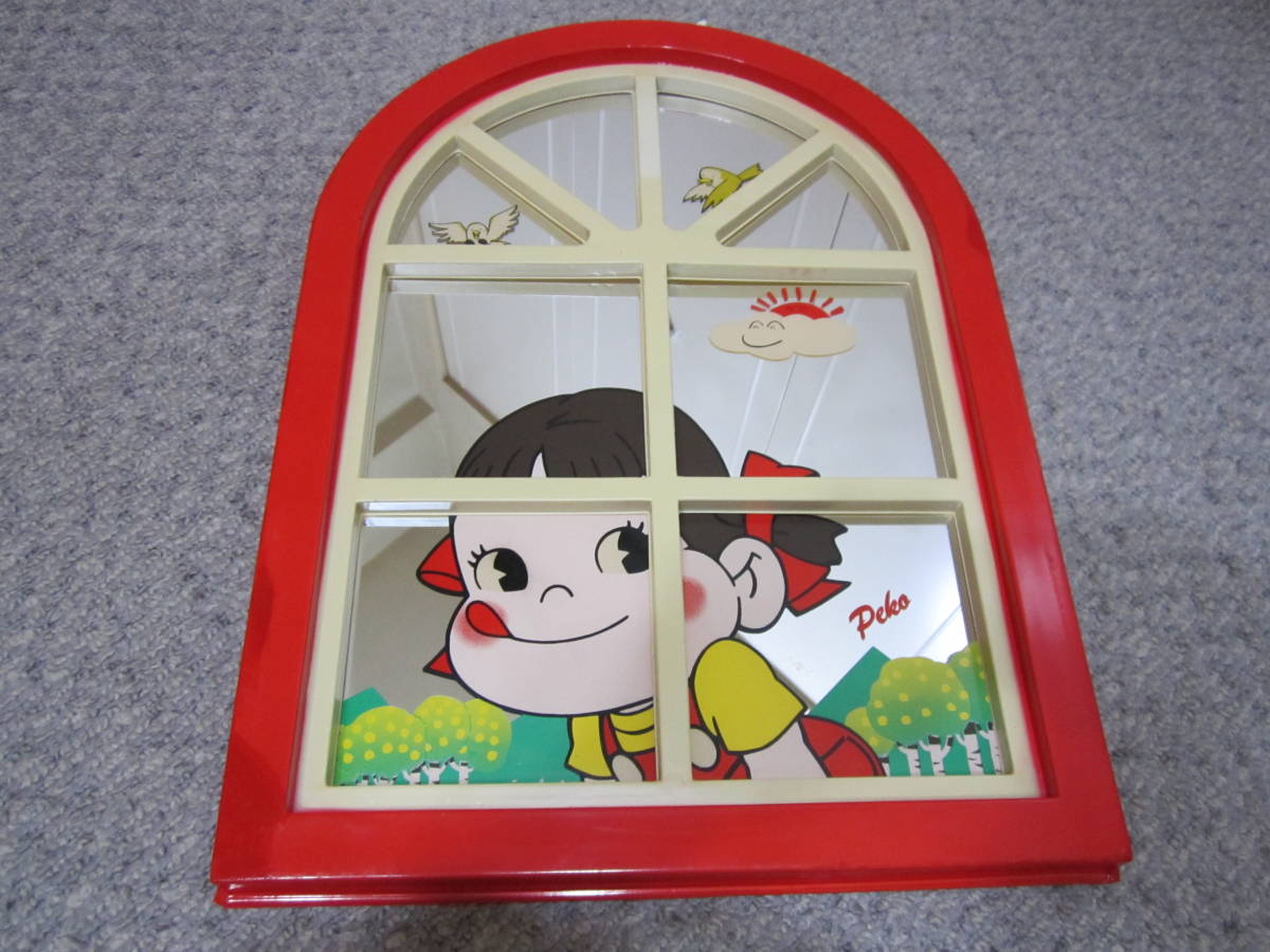 ペコちゃん 窓型デコレーション鏡 ほっぺちゃんでデコったコンパクト