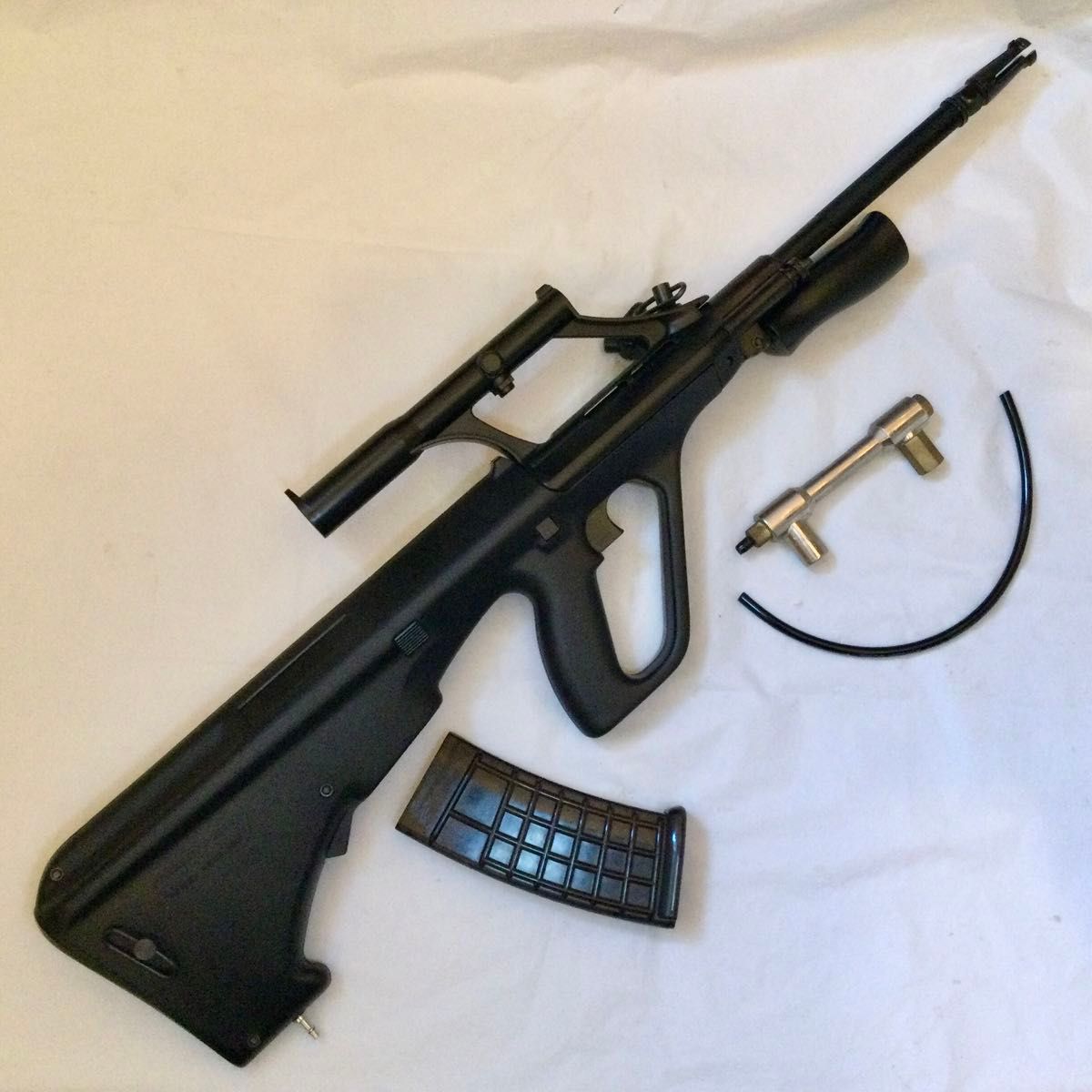 BLACK STEYR AUGｰSA ガスガン マルゼン ブラックステア ジャンク品