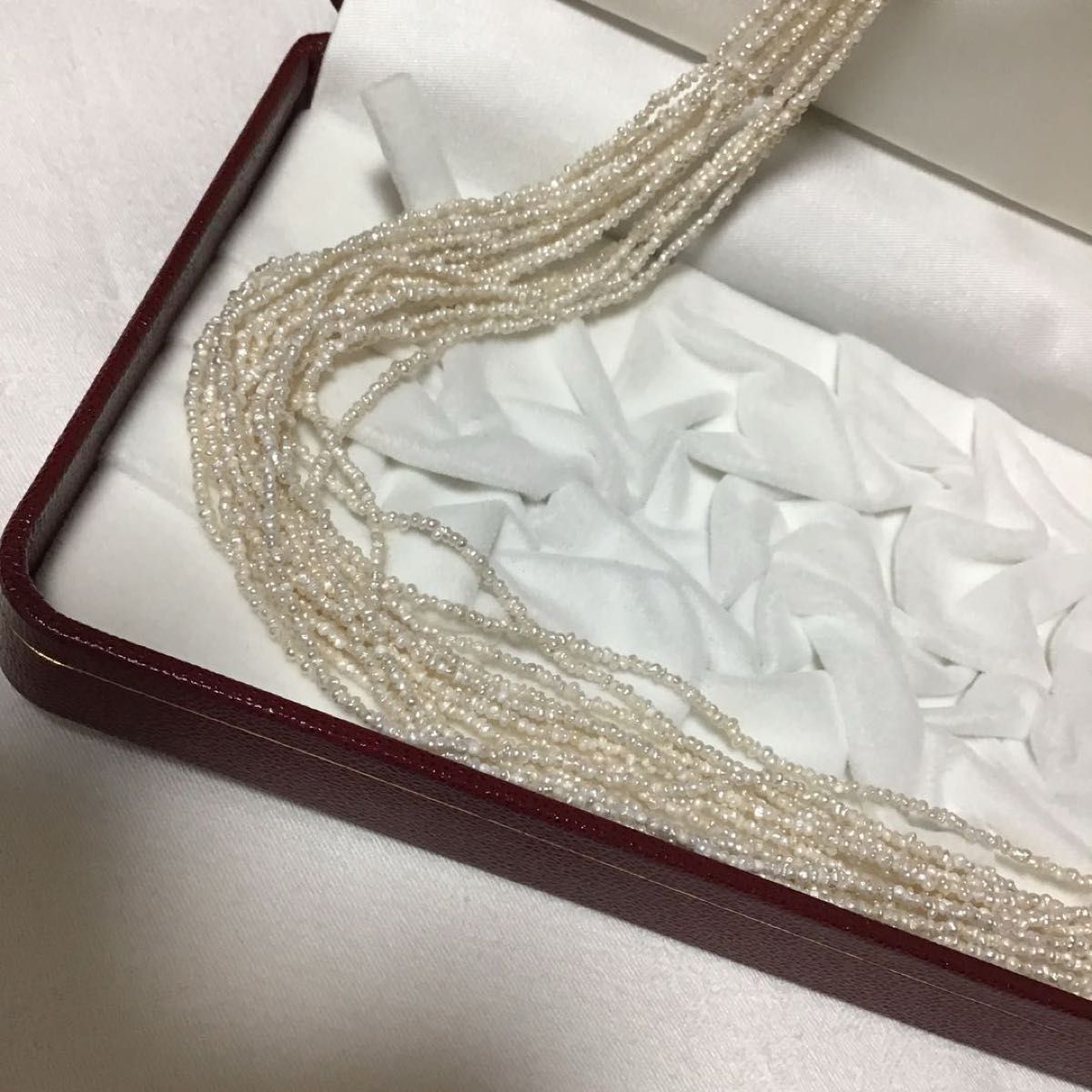 2点まとめ アコヤ真珠 砂芥子 砂ケシパール15連ネックレス ケ9 アコヤ