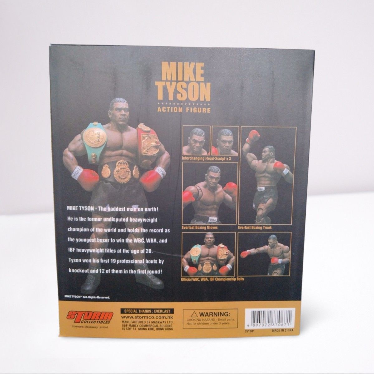 マイク・タイソン ボクシング ヘビー級 チャンピオン フィギュア 可動