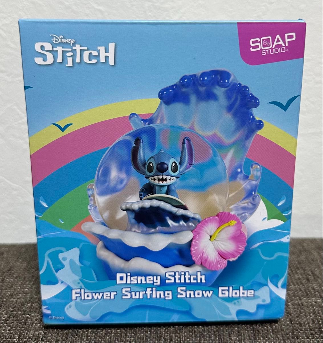 SOAP STUDIO スティッチ フラワー サーフィン スノードーム｜Yahoo