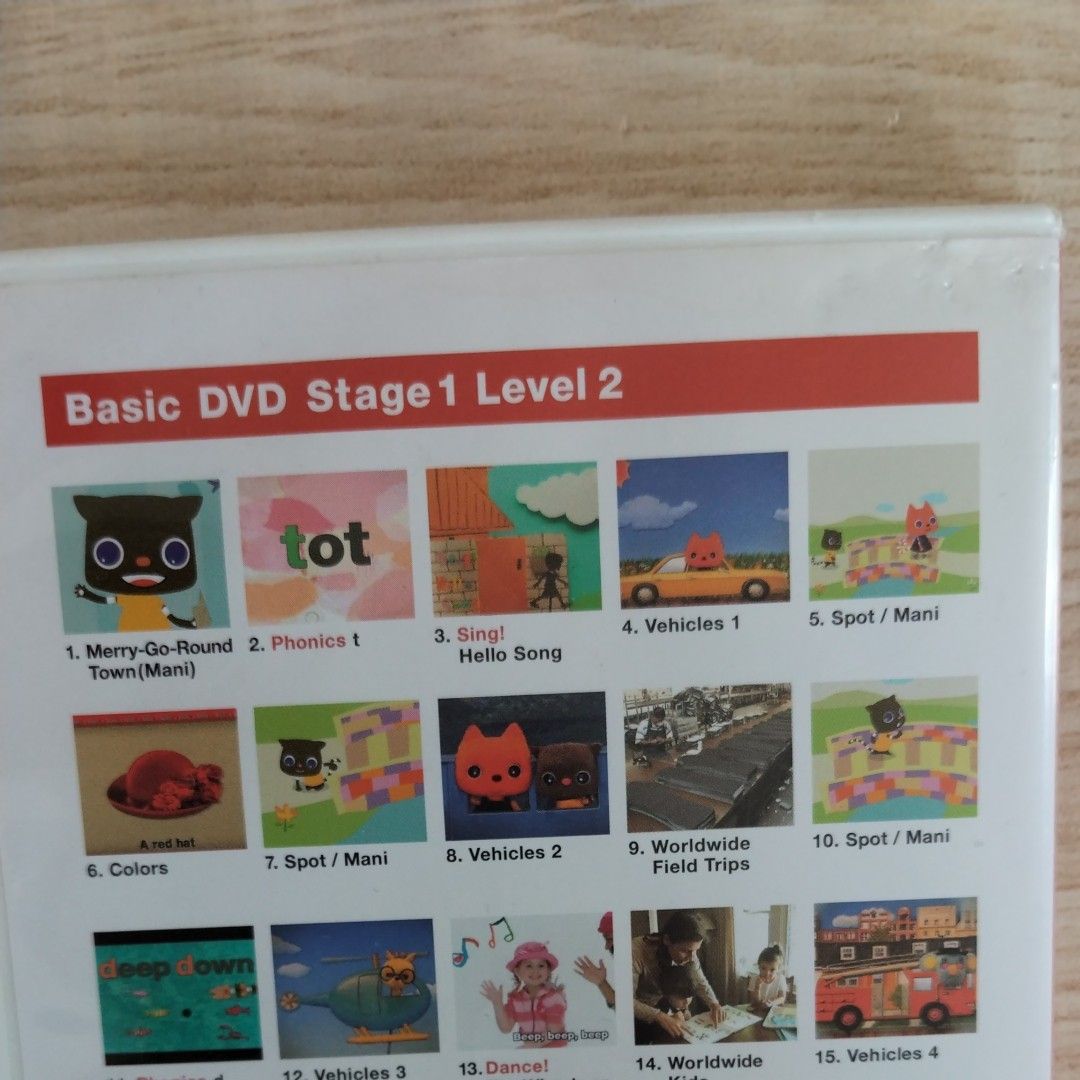 Worldwide Kids English Basic DVD Stage1 5点セット ワールドワイド
