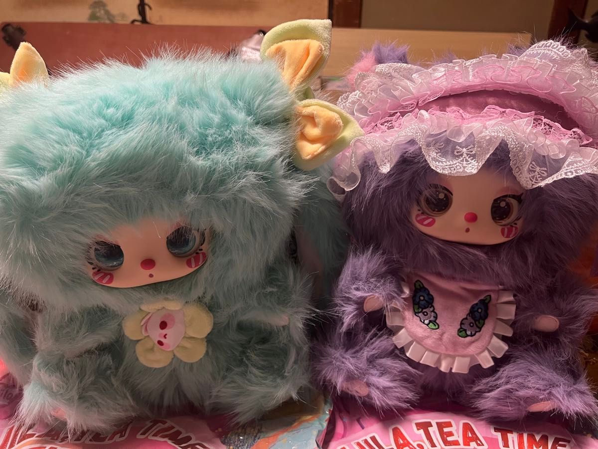 リラ Liila 600% 2V Tea Time With My Glrl ぬいぐるみ ミントカラー