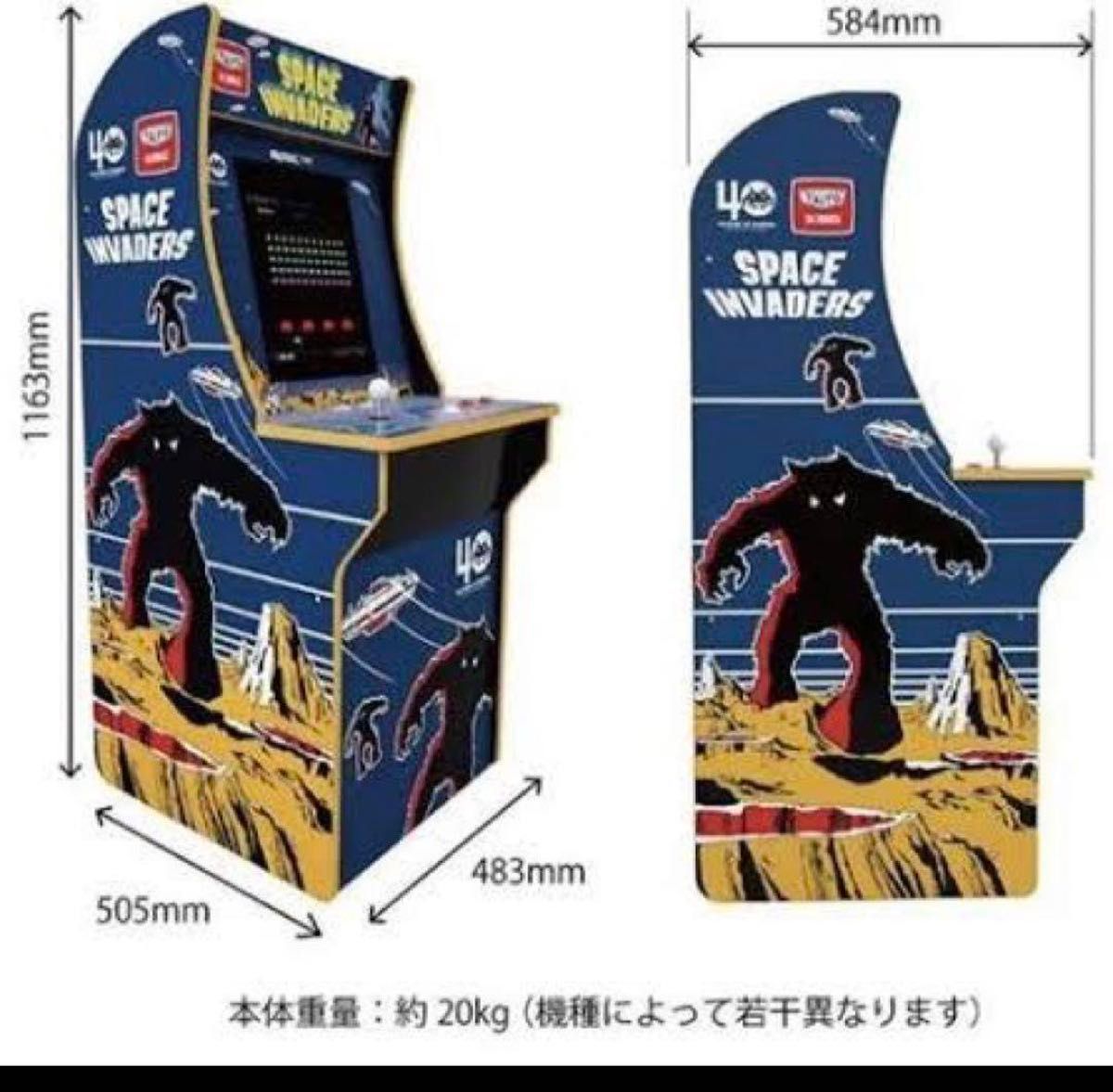 希少 ARCADE1UP スペースインベーダー 40周年記念モデル 美品｜Yahoo