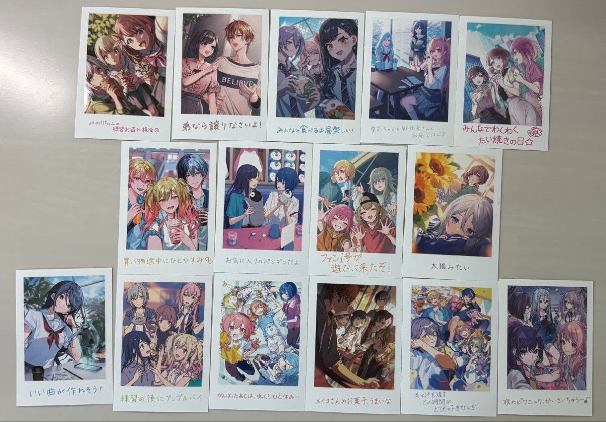 劇場版 プロジェクトセカイ 入場者特典 思い出写真カードフルコンプ