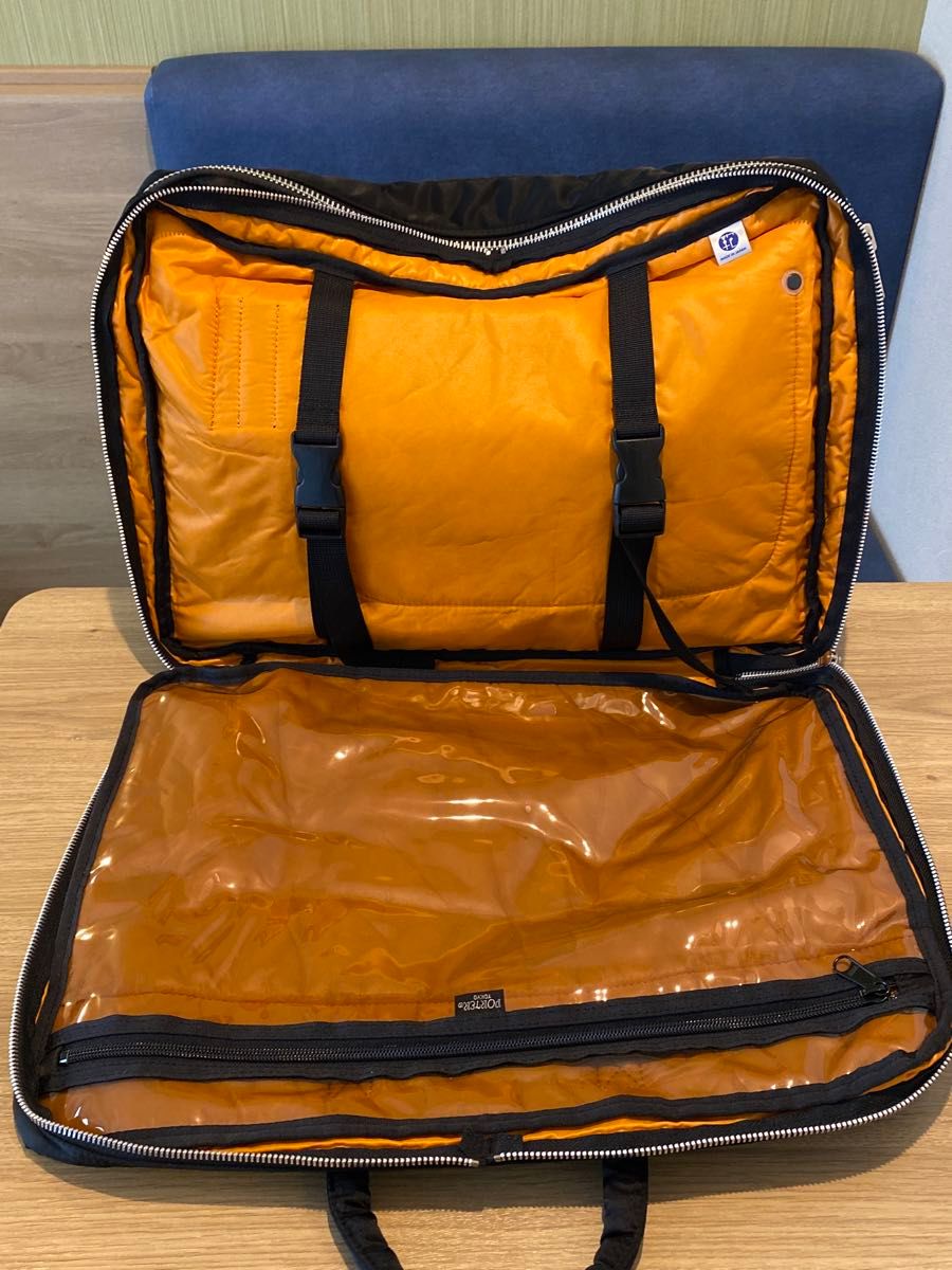 ほぼ未使用ポーター タンカー オーバーナイトブリーフケース ブラック