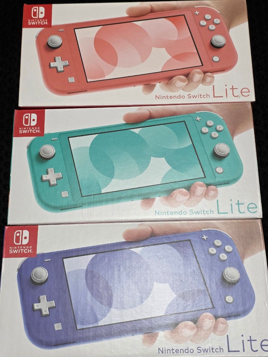 新品未開封 保証付き 任天堂スイッチライト 3台セット Nintendo Switch