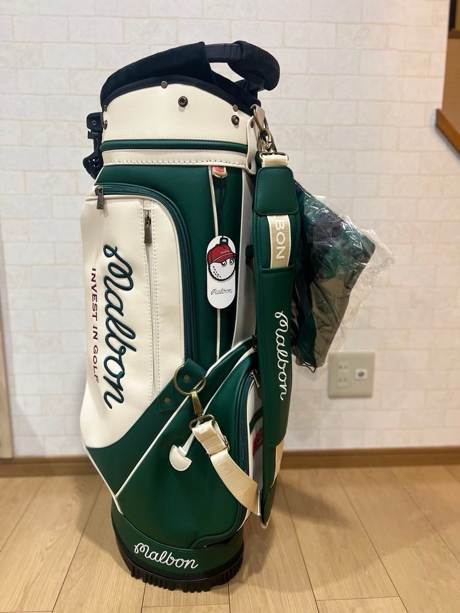 malbon golf マルボンゴルフ キャディバッグ スタンドバッグ グリーン