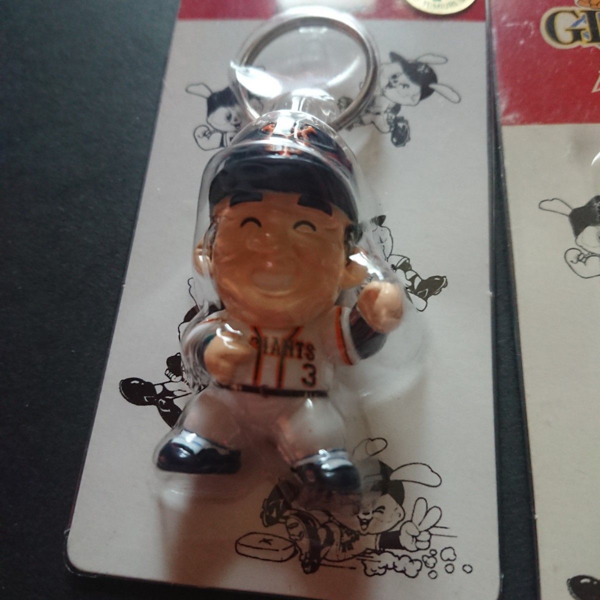 長嶋茂雄監督&松井秀喜 ミニフィギュアストラップ東京読売巨人軍 承認