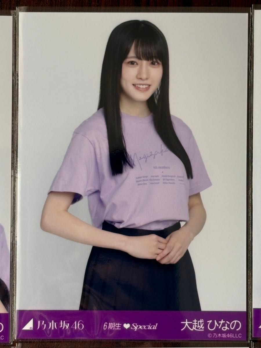 乃木坂46 大越ひなの 生写真6期生Special 制服&ライブT コンプ｜Yahoo